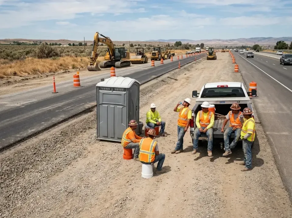 highway-road-construction-crew-007 — frequently asked questions, Porta Potty and Restroom Rentals in Oakley, CA